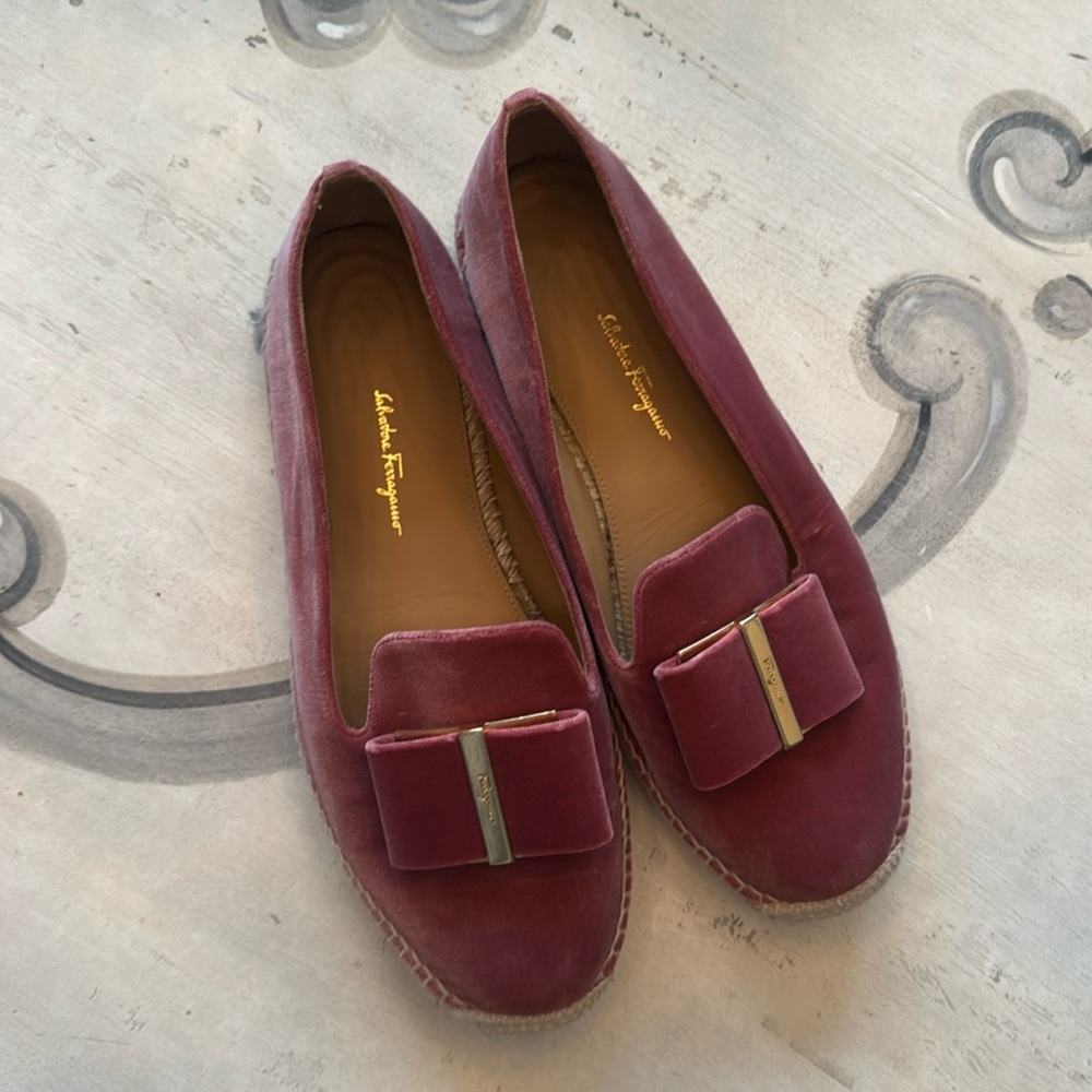 Salvatore Ferragamo espadrille flat